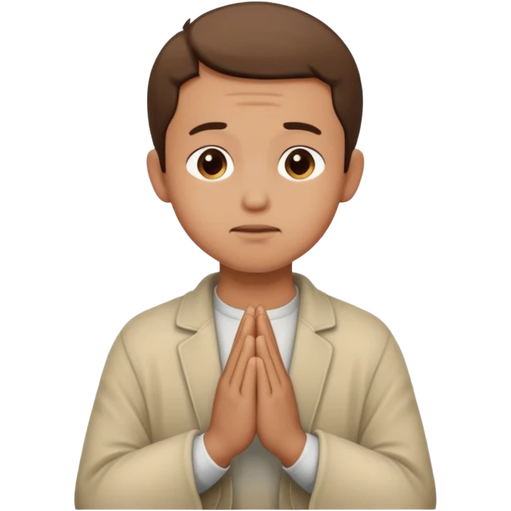 A moslem praying emoji