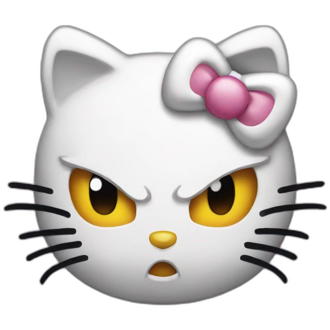 Hellokitty angry emoji