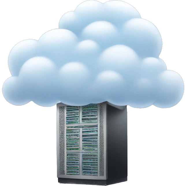 cloud server emoji