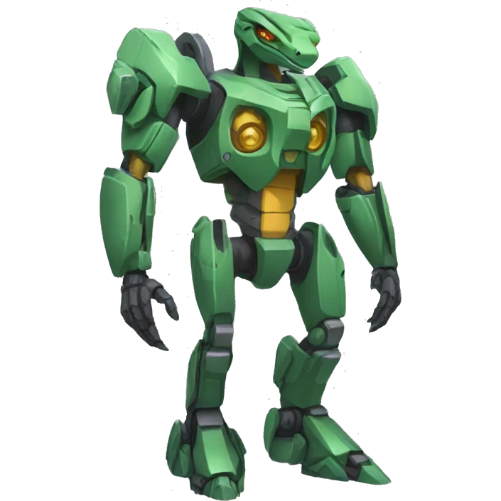 Reptile-Medabot-Mecha full body emoji