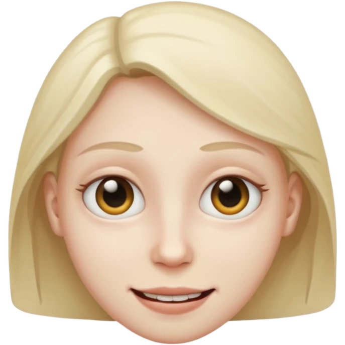 create an ugly and creepy one to make someone cringe emoji