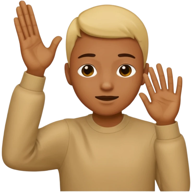 Emoji doing a 🙂‍↕️ and a dab at the same time emoji