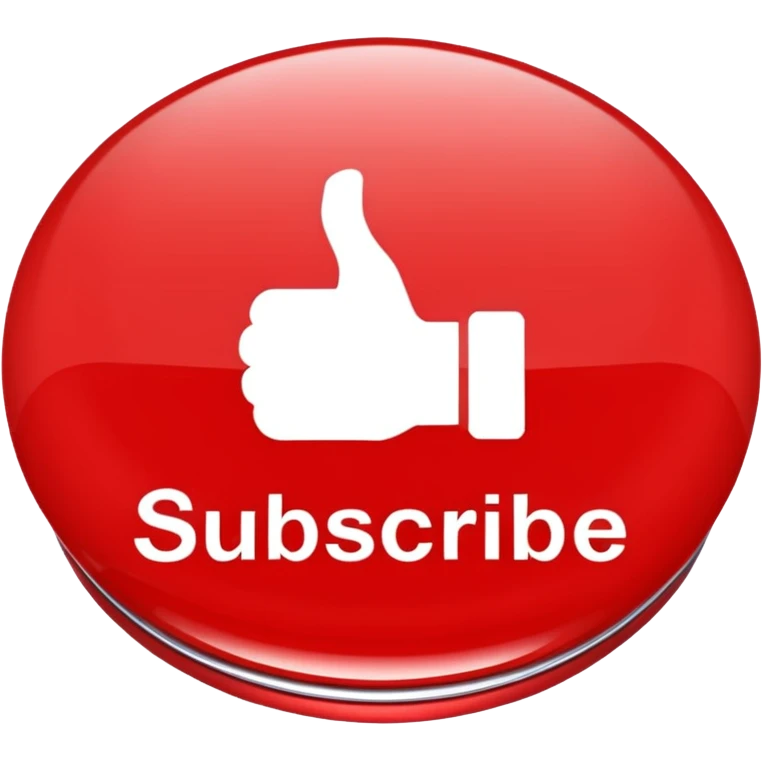 Subscribe button Youtube emoji