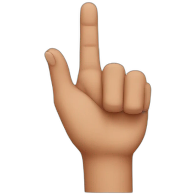 Finger emoji