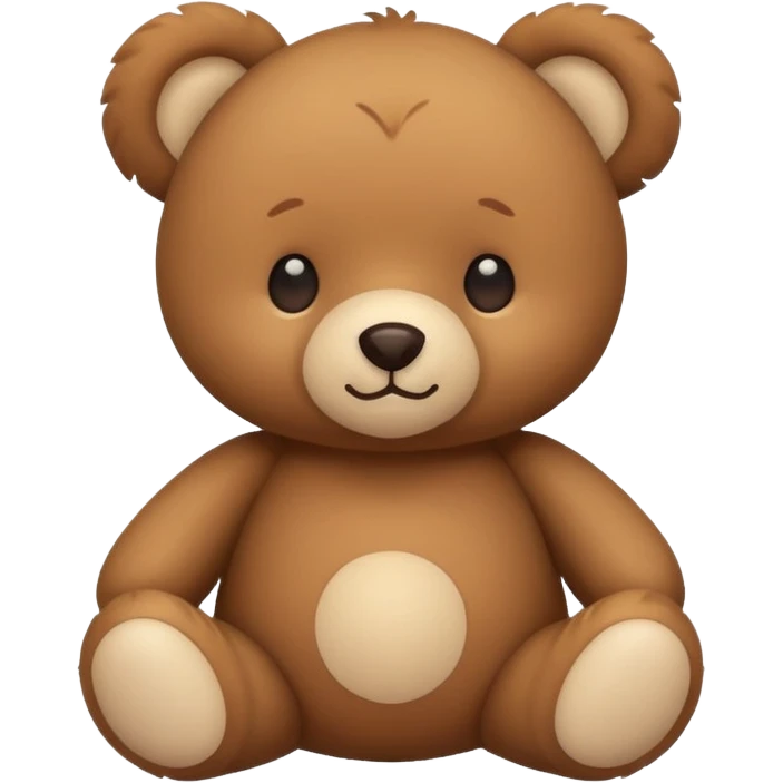 Cute flat-style teddy bear icon for infant daycare. i want to feel safe when see that teddy
 emoji