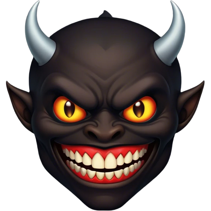 demon with grillz emoji