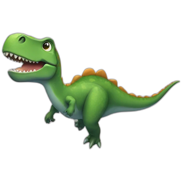 dinosaur swims emoji