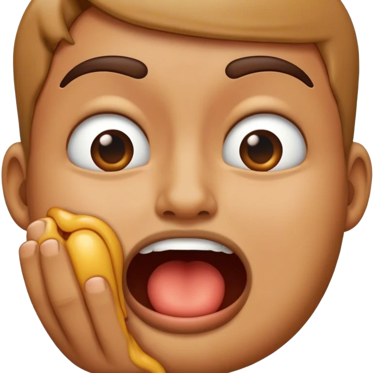 Emoji choking itself emoji
