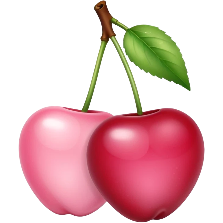 light pink Cherries emoji