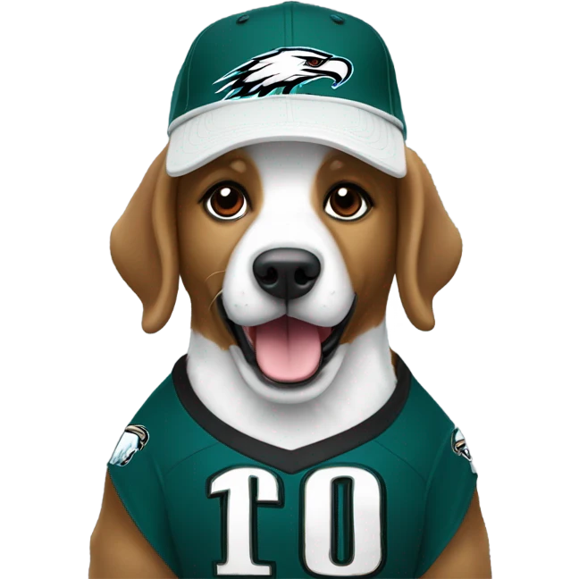 Dog Eagles fan emoji
