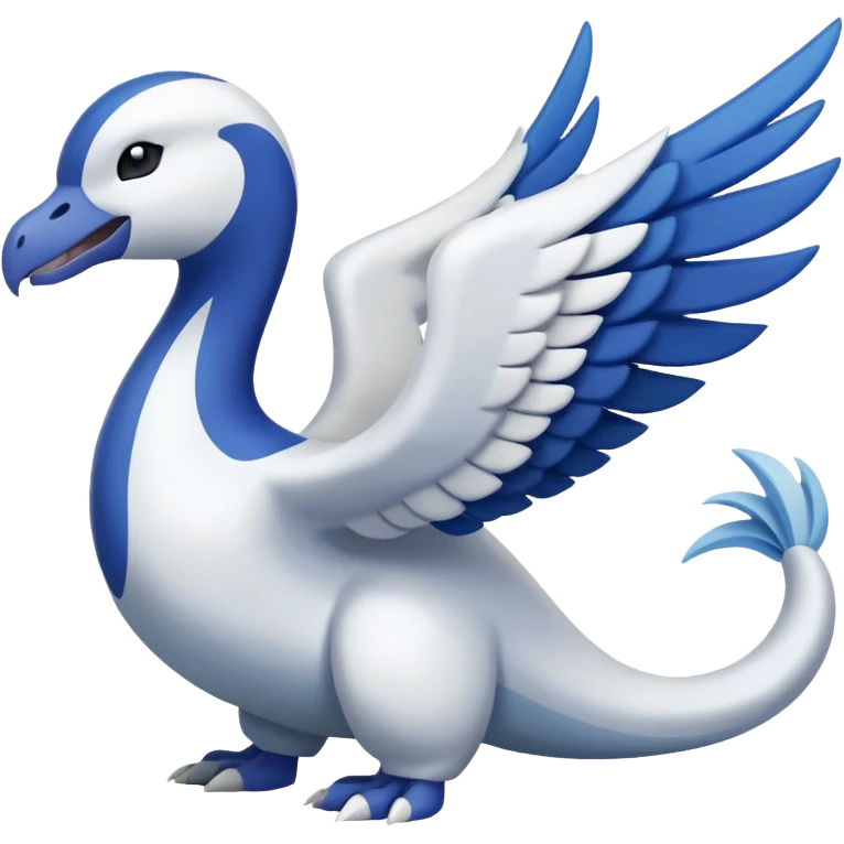 Pokemon red and green legendary Lugia emoji