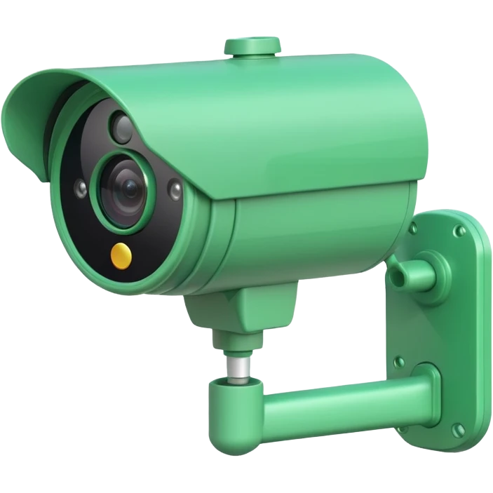 yeşil güvenlik kamerası emoji