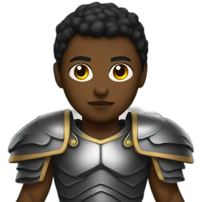 Black angel Warrior emoji