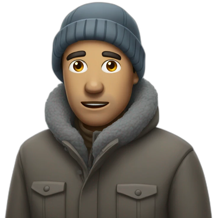 cold man emoji