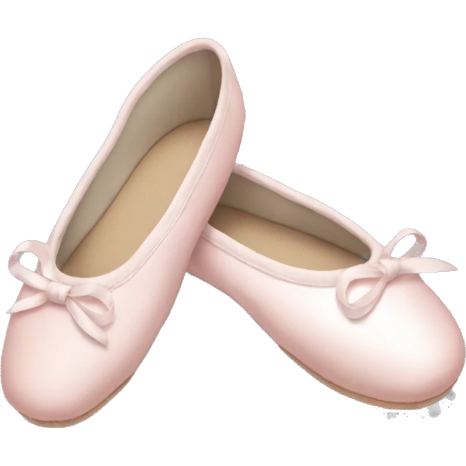 Pale pink ballet shoes emoji