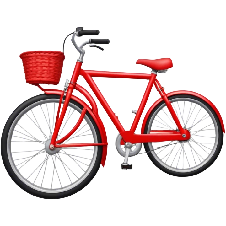 QR code with a picture of a red bike in the middle emoji