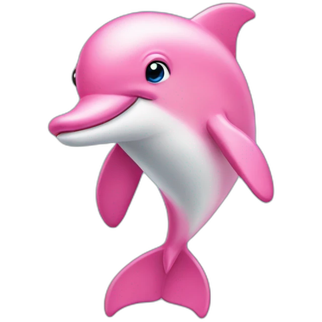 Pink dolphin emoji