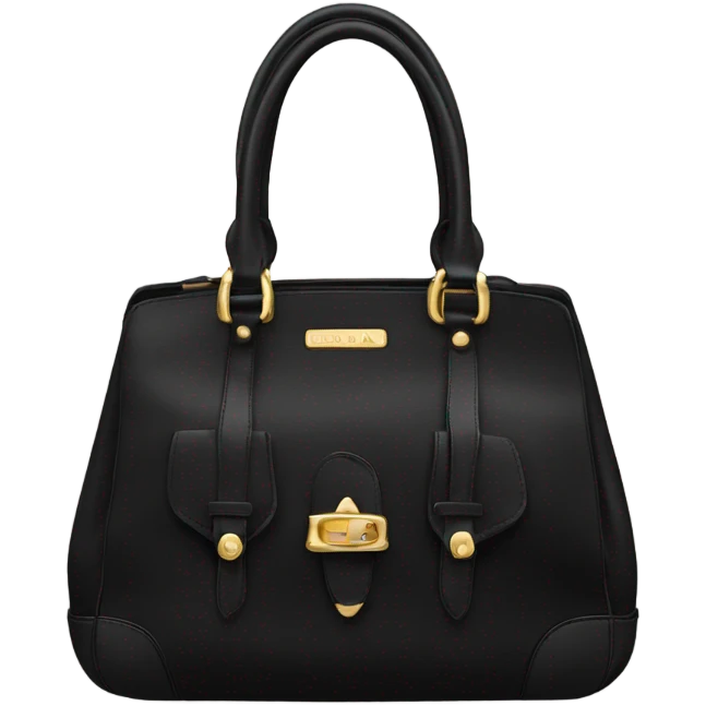Black Prada bag emoji