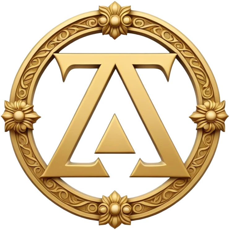 Greek letters Theta and Delta combined into a single sign emoji