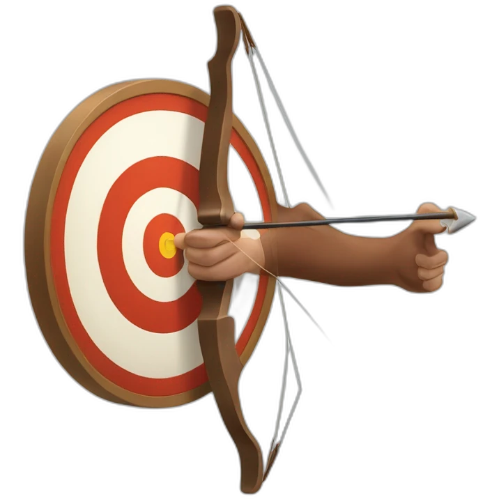 archer bullseye emoji