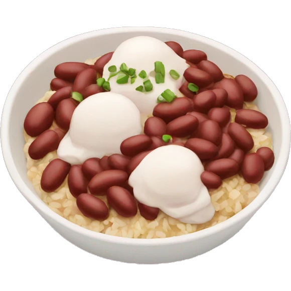 Red Beans and Rice with Chicken emoji