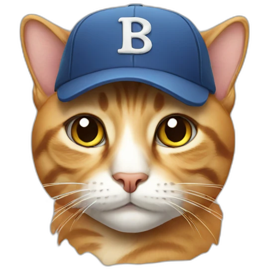 cat with cap emoji