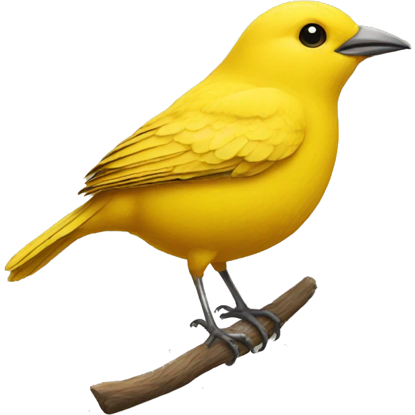 yellow bird emoji
