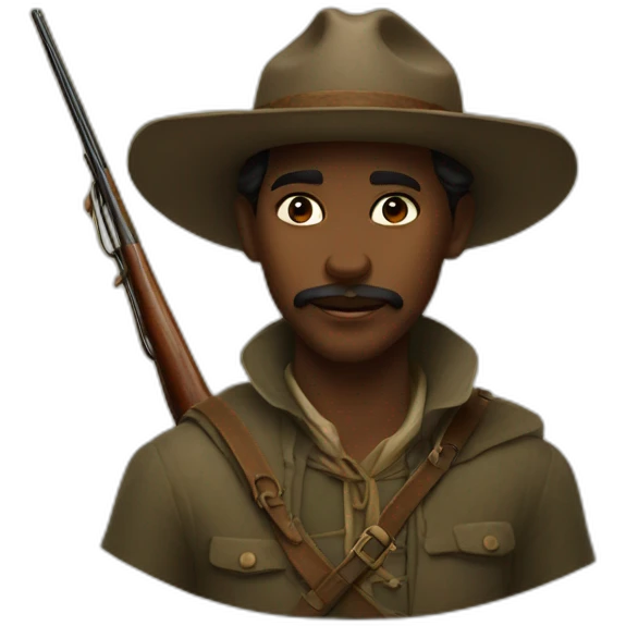 hunter from nineteen century emoji