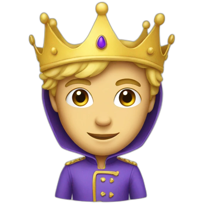 little prince costume emoji