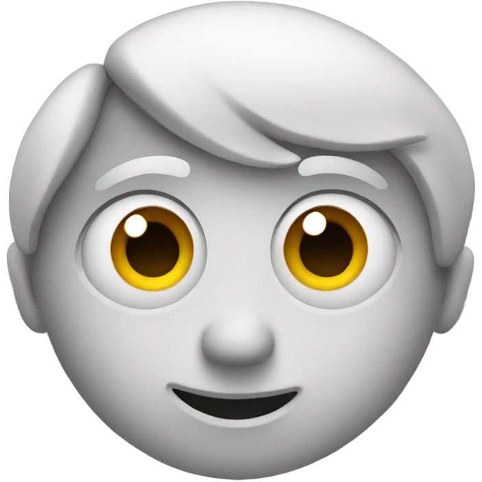 Emoji with the eyes looking to the side emoji