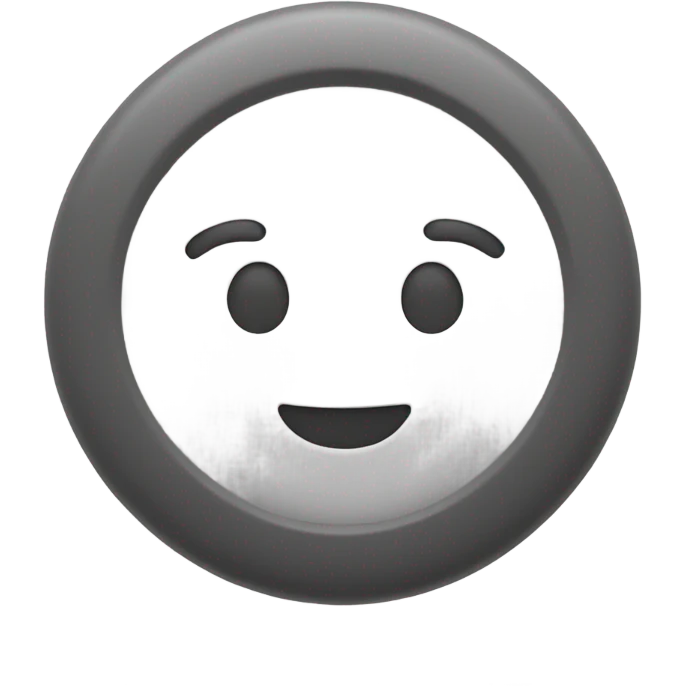 A blur circle for sensoring emoji