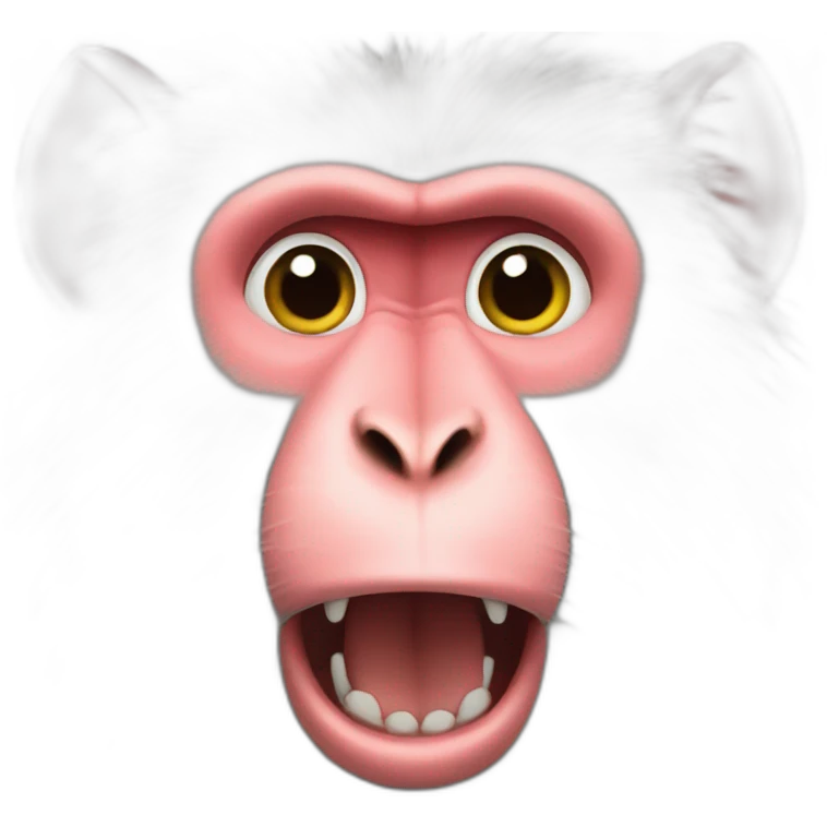 baboon hi emoji