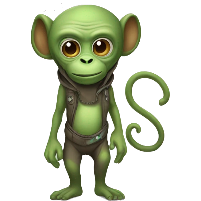 alien + monkey  emoji