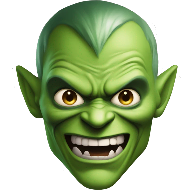 green goblin enemy of spiderman emoji