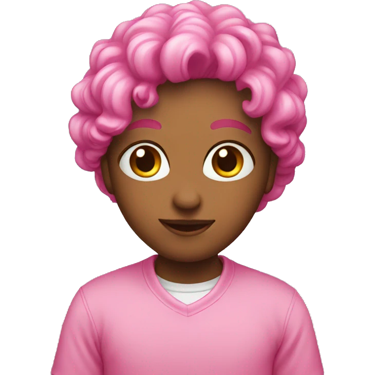 pink among  emoji