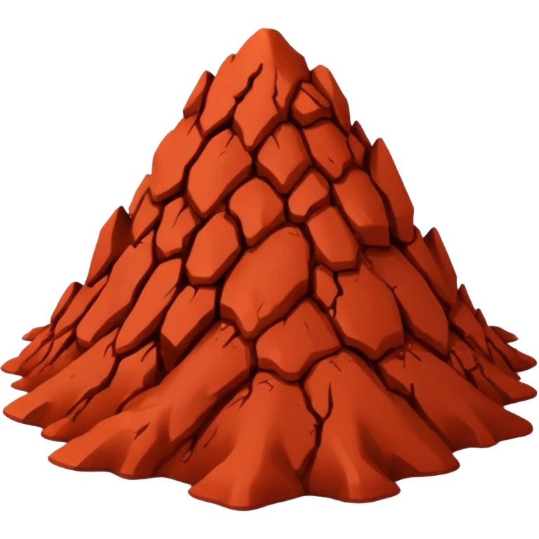 Kırmızı bok emoji