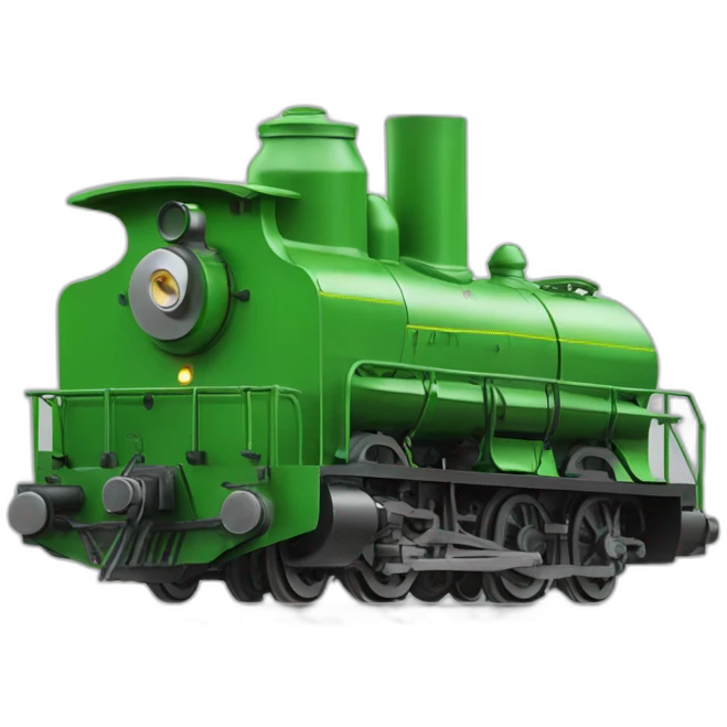 Locomotive verte emoji