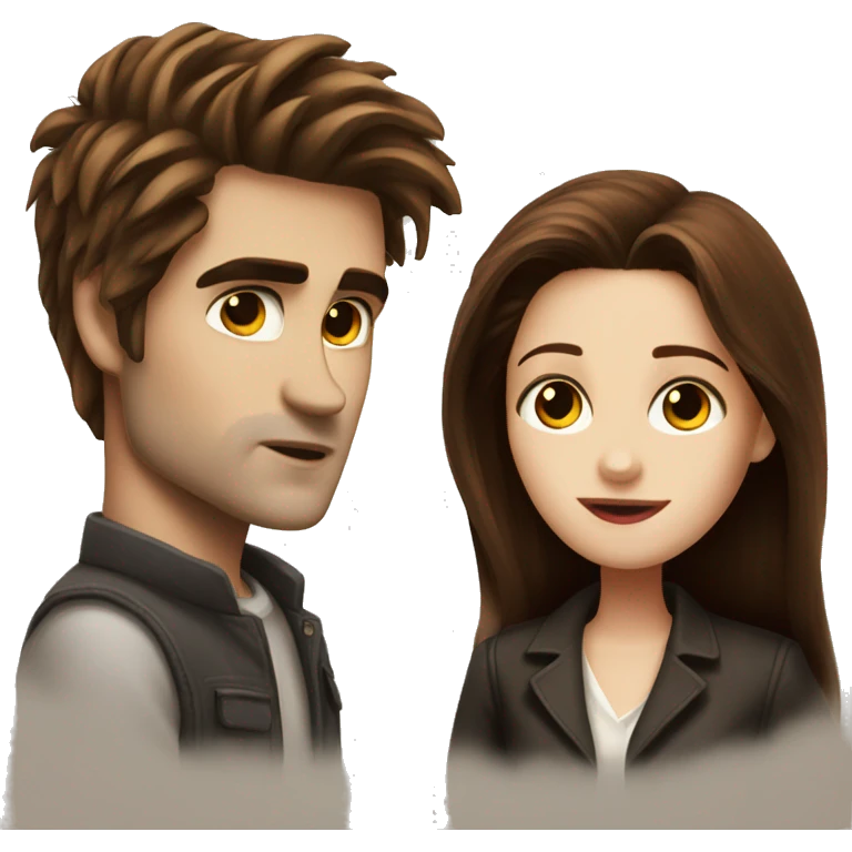 Edward and Bella from twilight  emoji