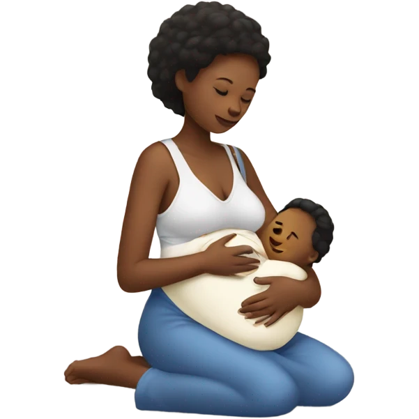 Woman breastfeeding  emoji