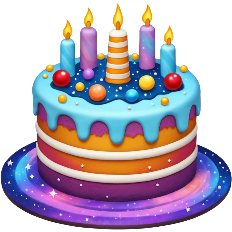 real cosmic cake emoji