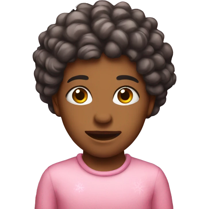 Pink christmas emoji