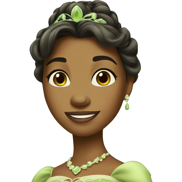 Tiana princess emoji