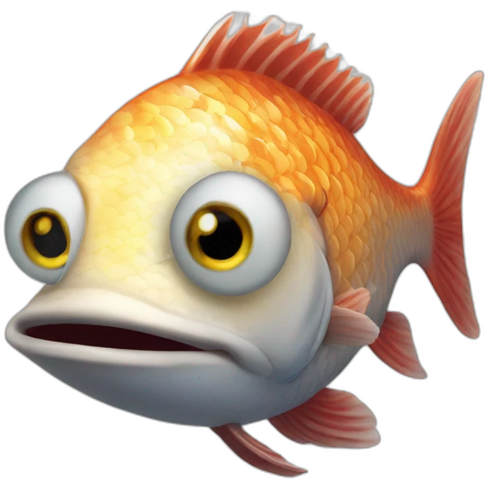 fish with three eyes emoji