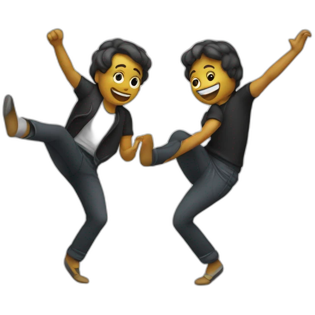 Chat qui danse emoji