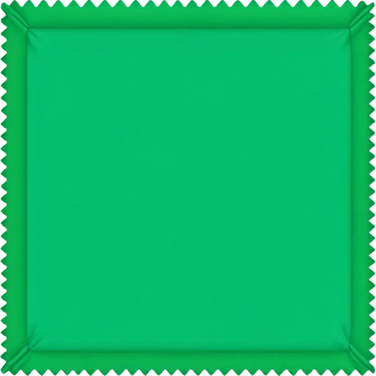 green fabric with pattern, smart fabric, high-tech textile emoji