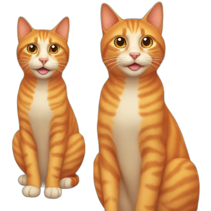 Orange cat emoji