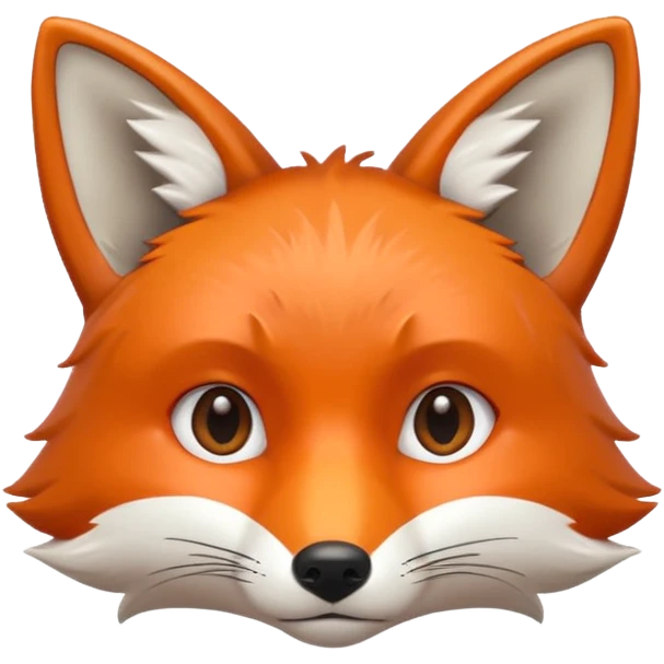 fox looking to the side emoji