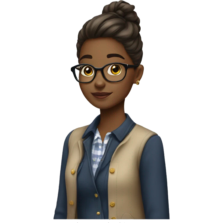 Preppy girl  emoji