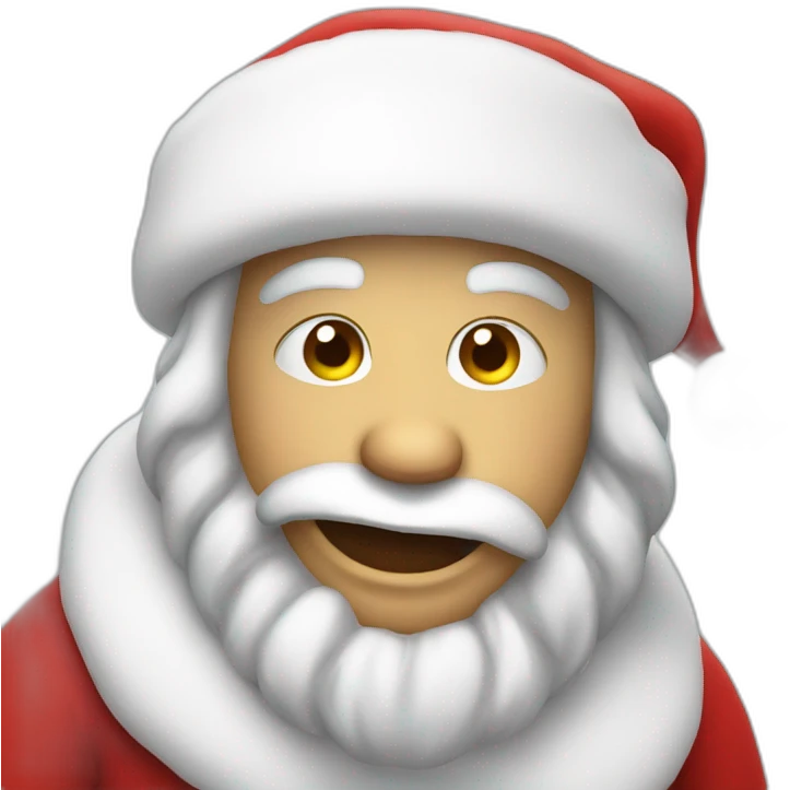 Drunk Santa Claus emoji
