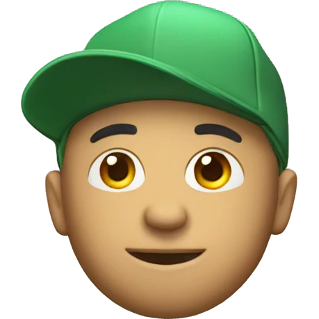 3d Man with cap emoji